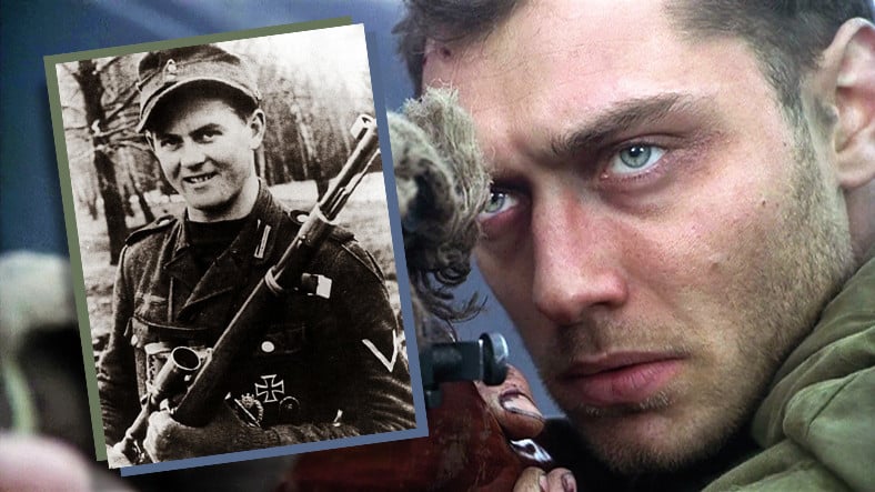 242 Nazi'yi Tek Başına Öldüren ve "Kapıdaki Düşman" Sinemasına Husus Olan Rus Keskin Nişancı Vasily Zaytsev