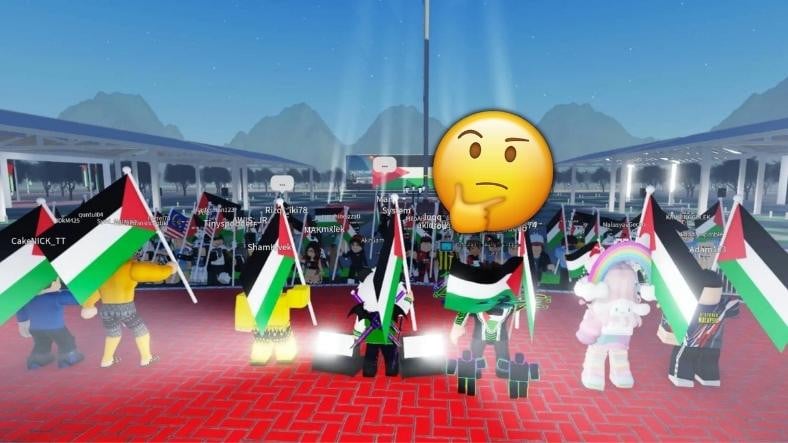 Malezyalı Bir Roblox Oyuncusu, Filistin'i Desteklemek İçin 60.000 Kişilik Bir 'Sanal Protesto' Düzenledi