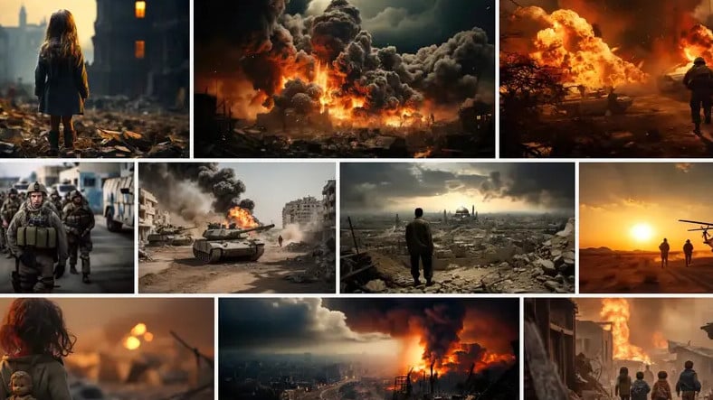 Adobe’nin Sattığı Düzmece İsrail-Filistin Savaşı Görselleri İnterneti Karıştırdı: Yapay Zekâ ile Üretilen İmajlar Gerçek Sanılıp Paylaşılıyor!