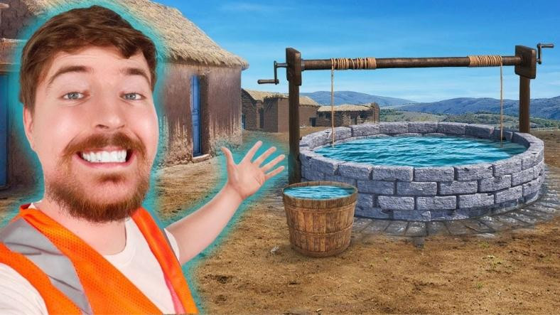 Yaptığı Bağışlarla Bilinen Dünyaca Ünlü YouTuber MrBeast, Bu Sefer Afrika'ya 100 Adet Su Kuyusu Açtırdı